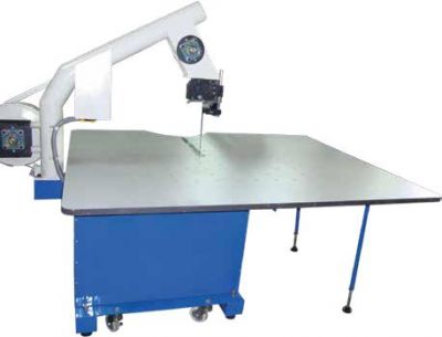 Máy cắt vải cố định có bộ thổi khí